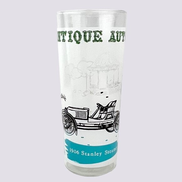 Vintage Antique Auto Themed Drinking Glasses by Anchor Hocking Set Of 5 EUC - Picture 5 of 11